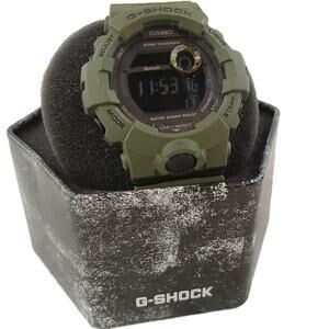 Casio G-Shock GBD800UC-3 Step Tracker Digital Bluetooth Watch Green w/ Tin